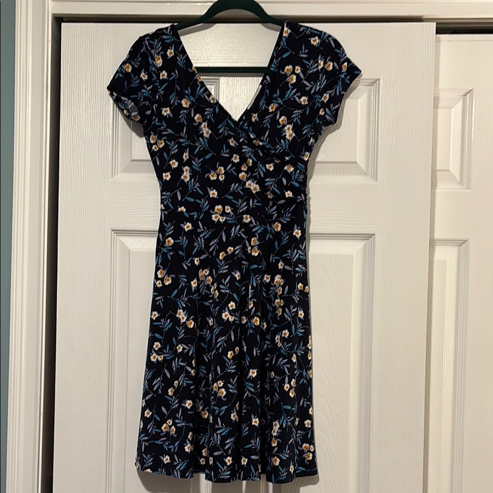 Kaileigh Blue Flutter Sleeve V-Neck Sundress 💙